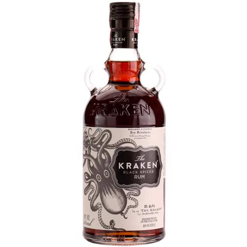 RUM THE KRAKEN BLACK SPICED 750ML. 35%