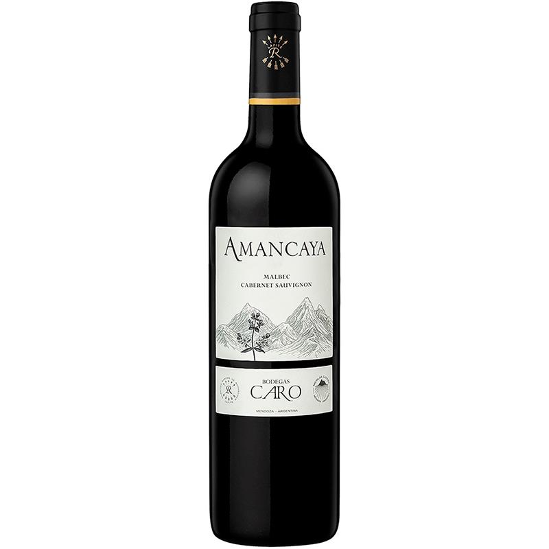 VINHO AMANCAYA DE BODEGAS CARO MALBEC CABERNET SAUVIGNON 750ML 14.5% 2019