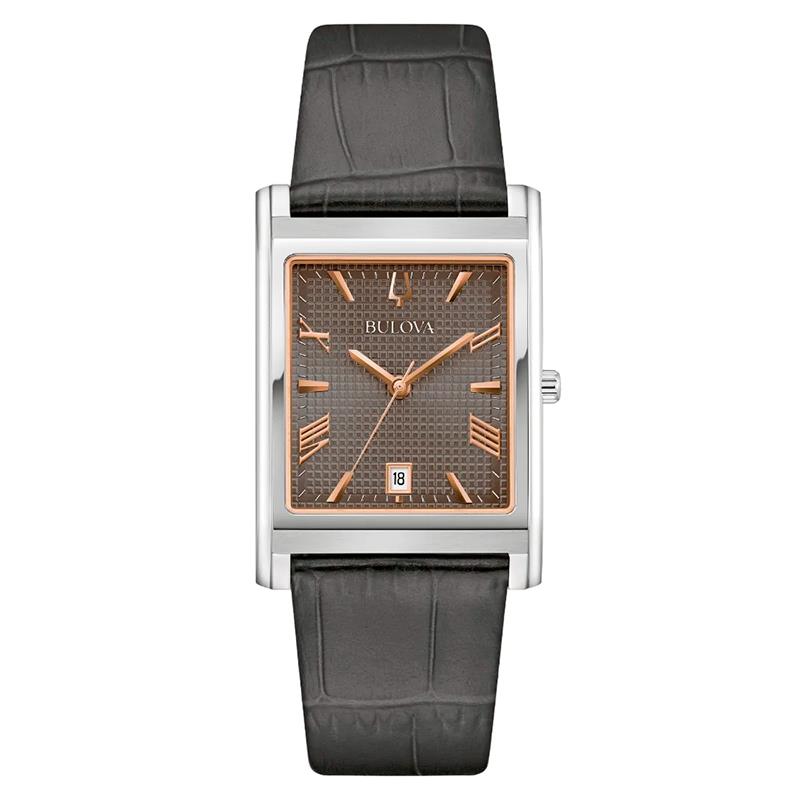 RELOGIO MASCULINO BULOVA 96B443 CINZA/PRATA