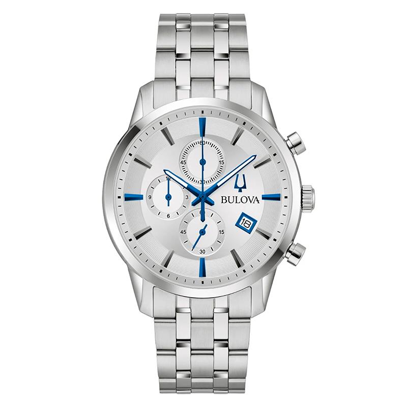 RELOGIO MASCULINO BULOVA 96B404 PRATA