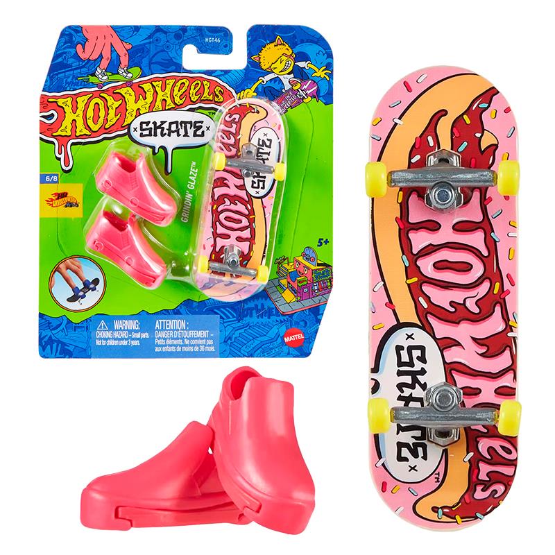 SKATE DE DEDO E TENIS MATTEL HOTWHEELS HGT46 DIVERSOS