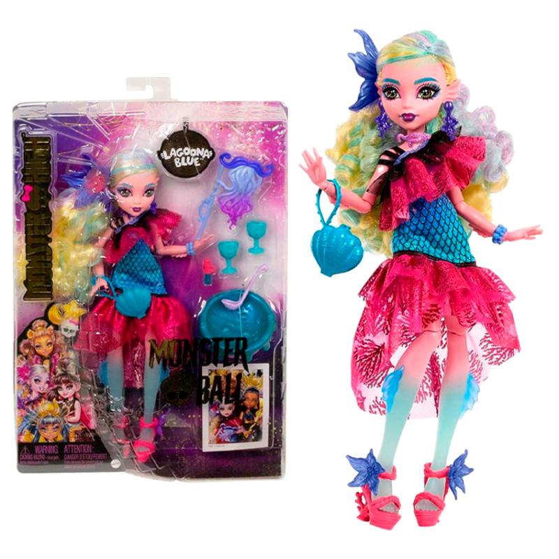 BONECA MATTEL MONSTER HIGH MONSTER BALL LAGOONA BLUE HNF71
