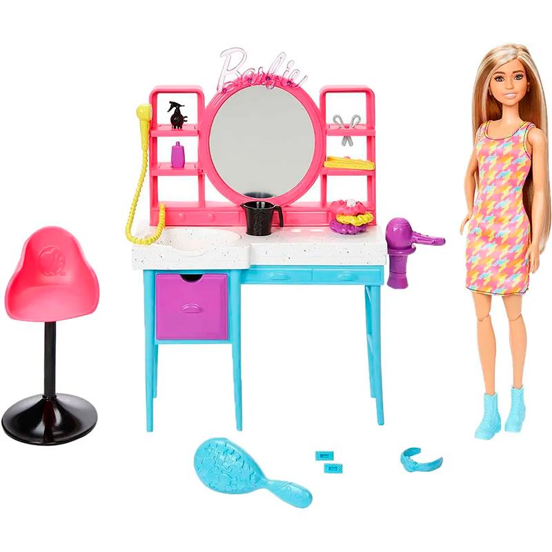 BONECA BARBIE MATTEL SALAO DE BELEZA HKV00