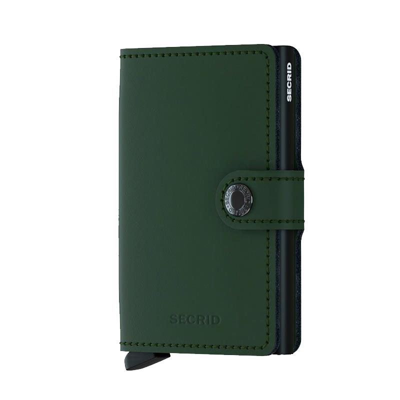 MINI CARTEIRA UNISEX SECRID NA MMGREENBLACK PRETO E VERDE