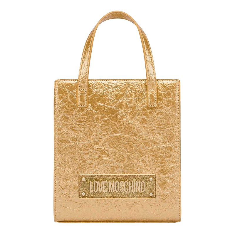 BOLSA LOVE MOSCHINO FEMININA DOURADO JC4173PP1LLU0901