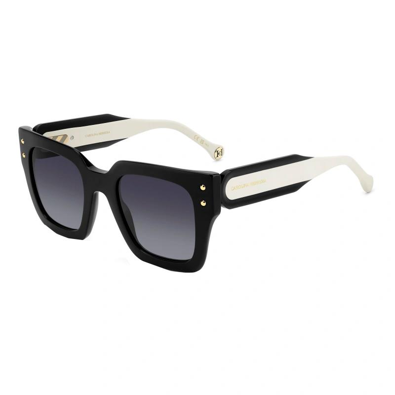 OCULOS DE SOL FEMININOS CAROLINA HERRERA HER 0255S 5123145MM PRETO 207591807519O