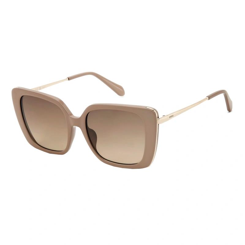 OCULOS DE SOL FEMININOS FOSSIL FOS 2152GS 5418145MM BEGE 20775810A54HA