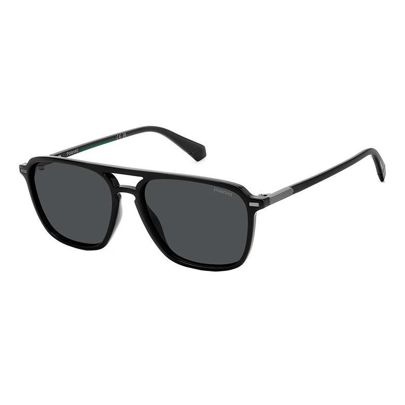OCULOS DE SOL MASCULINOS POLAROID PLD 4182SX 5716145MM PRETO 20785280757M9