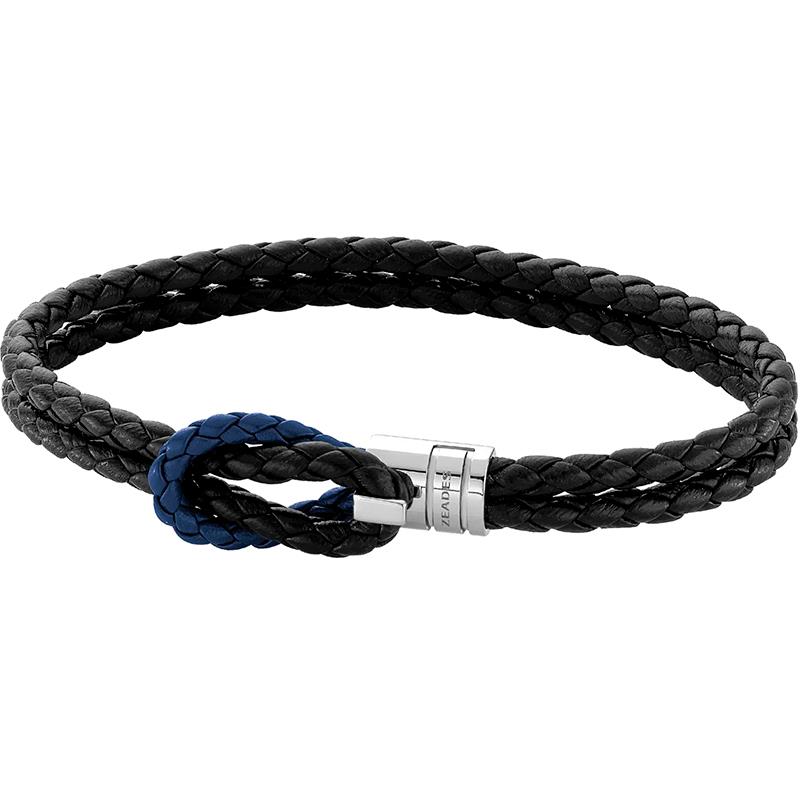 PULSEIRA MASCULINO MONTE CARLO PRETO E AZUL ZMB02356