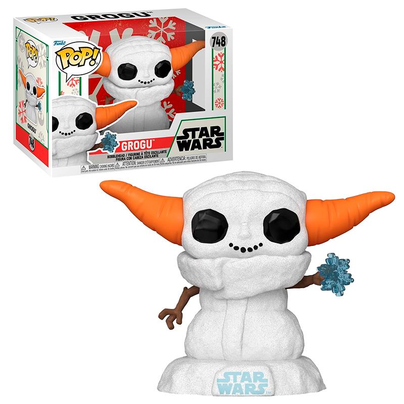 BONECO FUNKO POP STAR WARS GROGU SNOWMAN 748