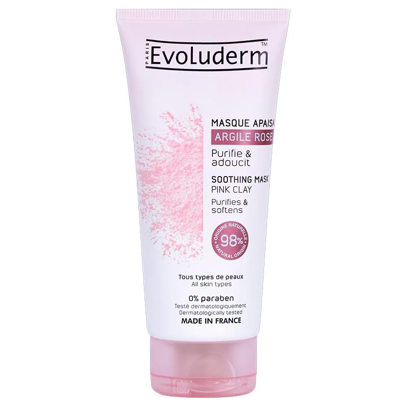 MASCARA DE CREME EVOLUDERM ARGILA ROSA 100ML