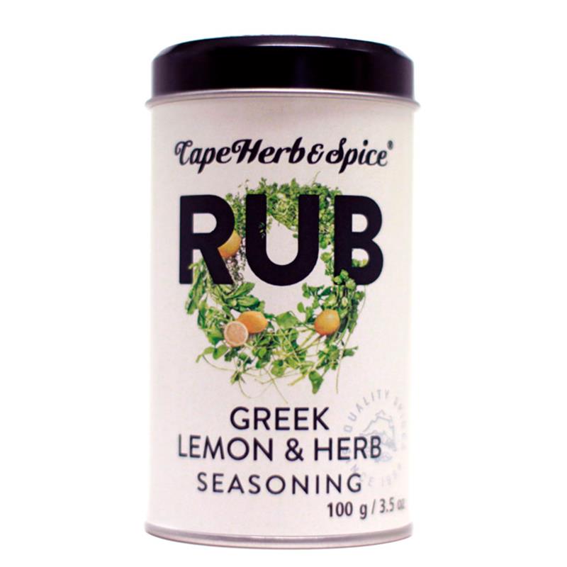 MIX DE ESPECIARIAS CAPE HERB & SPICE GREEK STYLE LEMON & HERB 100G