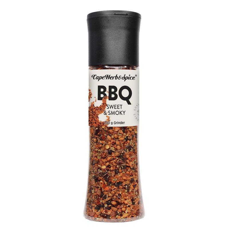 MOEDOR DE TEMPEROS CAPE HERB & SPICE SWEETSMOKY BBQ 230G