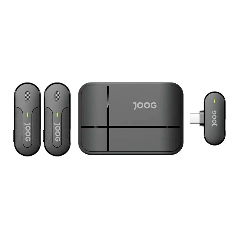 MICROFONE JOOG PORTATIL SEM FIO PARA CELULAR TYPEC JM3 2.4GHZ