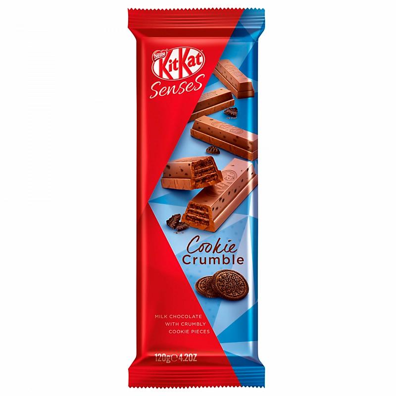 CHOCOLATE BARRA KIT KAT NESTLE RECHEADO COOKIE CRUMBLE 120G