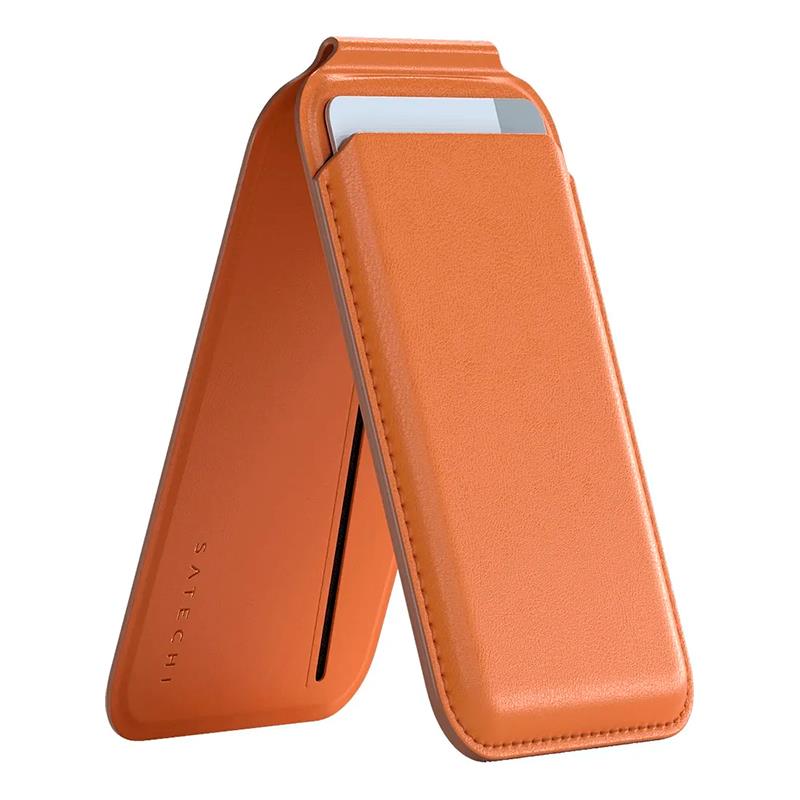 CARTEIRA MAGNETICA SATECHI COM SUPORTE ST-VLWO LARANJA
