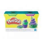 MASSA DE MODELAR PLAY-DOH 23658/23655 ROXO VERDE 2 POTES