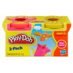 MASSA DE MODELAR PLAY-DOH 2 POTE 23658 23655 ROSA AMARELO