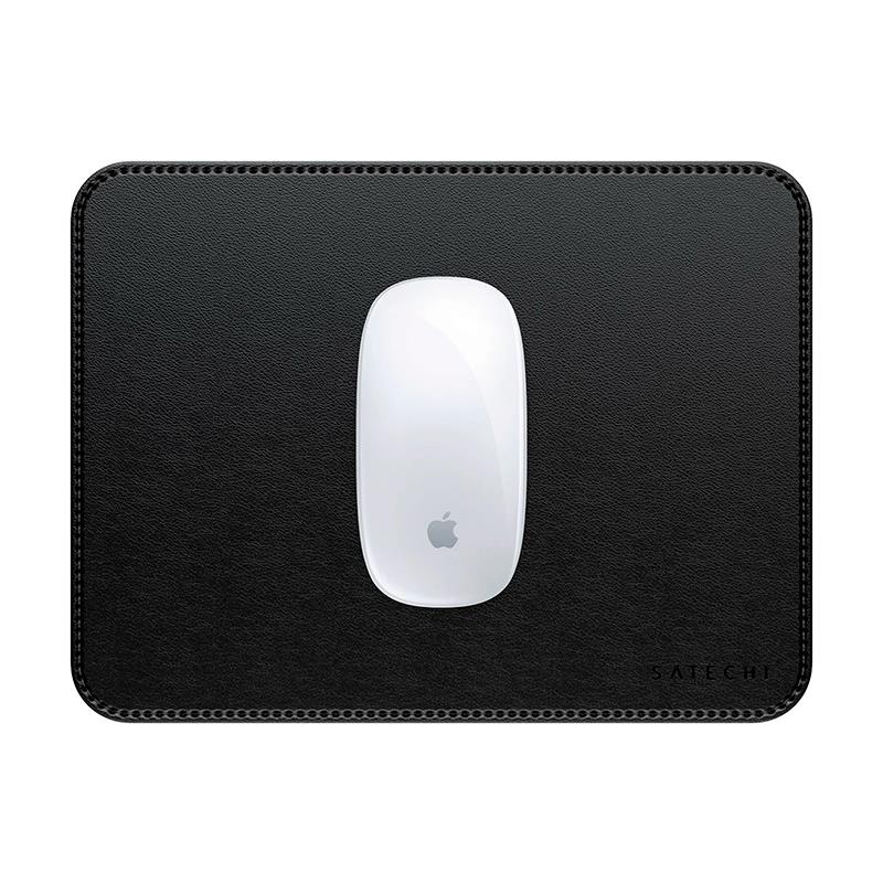 MOUSE PAD SATECHI VEGAN LEATHER RESISTENTE A AGUA ST-LMPK PRETO