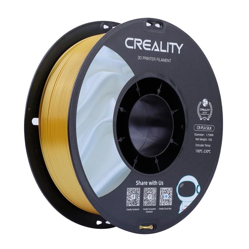 FILAMENTO CREALITY PARA IMPRESSORA 3D CR SERIES 1.75MM 1KG DOURADO