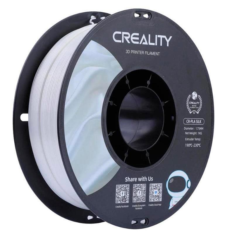 FILAMENTO CREALITY PARA IMPRESSORA 3D CR SERIES 1.75MM 1KG BRANCO