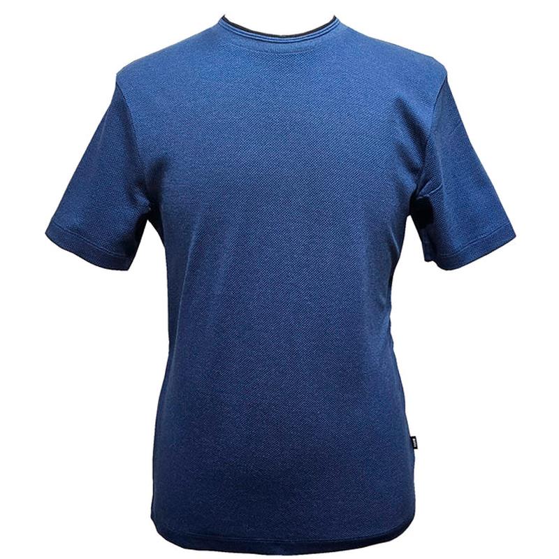 CAMISETA MASCULINO HUGO BOSS ADULTO MC TSHIRT THOMPSON 57 10262957 01 CINZA TAM L