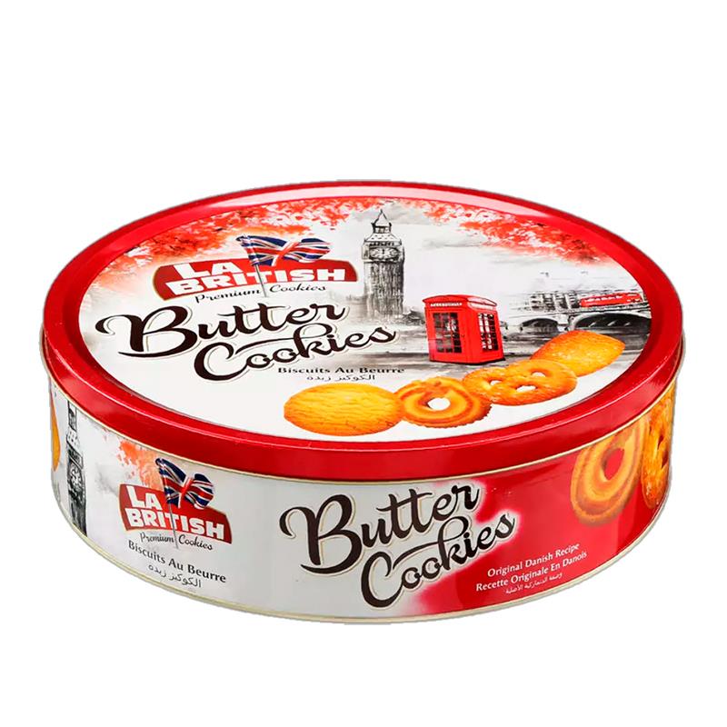 BISCOITO LA BRITISH CASTLE DESIGN LATA VARIADOS 340G
