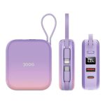 CARREGADOR PORTATIL JOOG POWERBANK 10KJG2 10000MAH USB A E C PURPURA