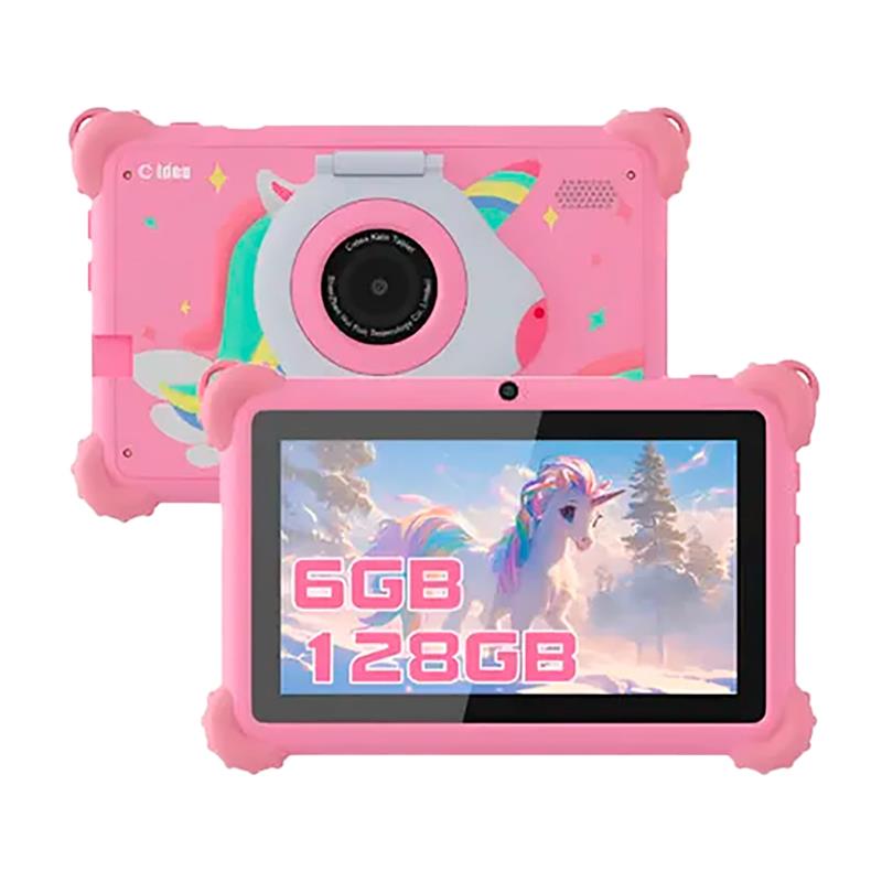 TABLET INFANTIL C IDEA KIDS C/PROTECAO INFANTIL SMART PC 5G 6GB/128GB/7" CM86 PINK