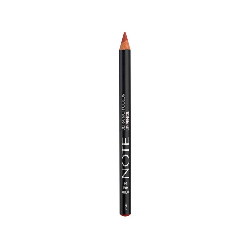 LAPIS LABIAL NOTE ULTRA RICH COLOR LIP PENCIL 09 DRIED ROSE 1,1G