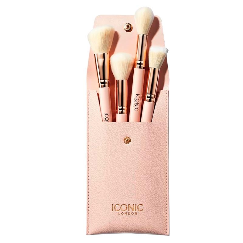 KIT PINCEL ICONIC LONDON HANDBAG GLAM FACE BRUSH SET 4UN 41G BS22004
