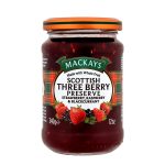 GELEIA MACKAYS THREE BERRY 340G