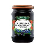 GELEIA MACKAYS BLUEBERRY BLACKURRANT 340G