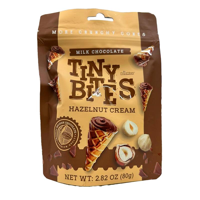 MINI CASQUINHA DE CREME DE AVELA BEEMAX TINY BITES 80G