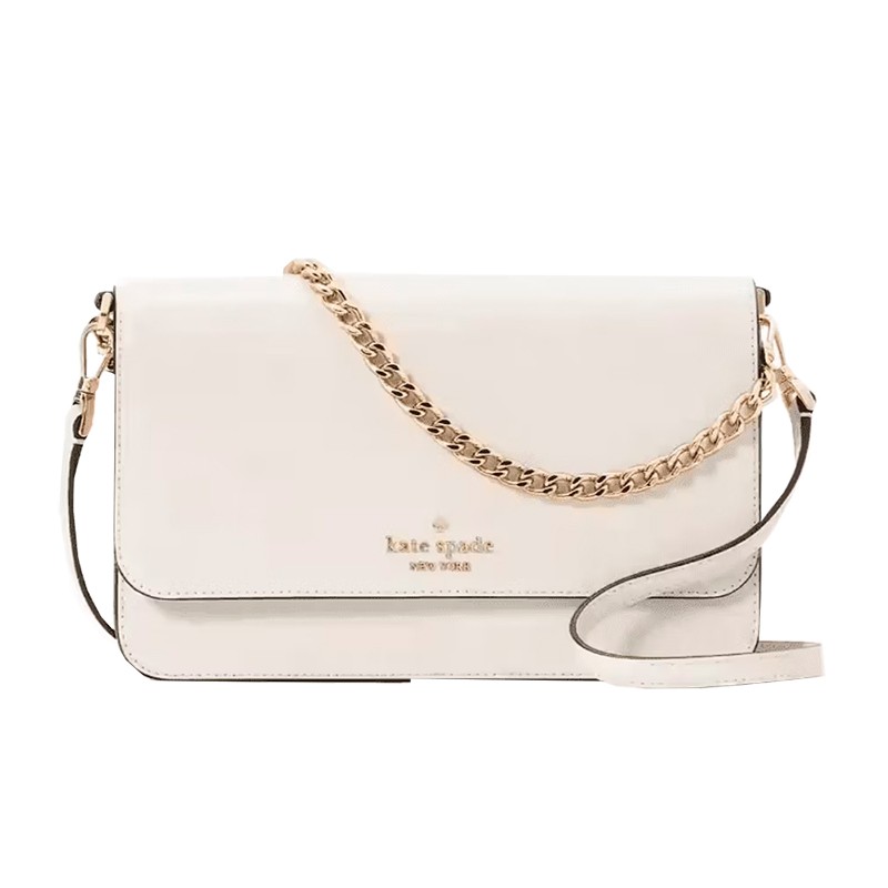 BOLSA DE OMBRO KATE SPADE FEMININA MADISON FLAP CONVERTIBLE CROSSBODY MERINGUE KC430