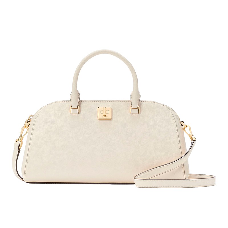 BOLSA DE OMBRO KATE SPADE FEMININA SATCHEL REFINE GRAIN MERINGUE KK114