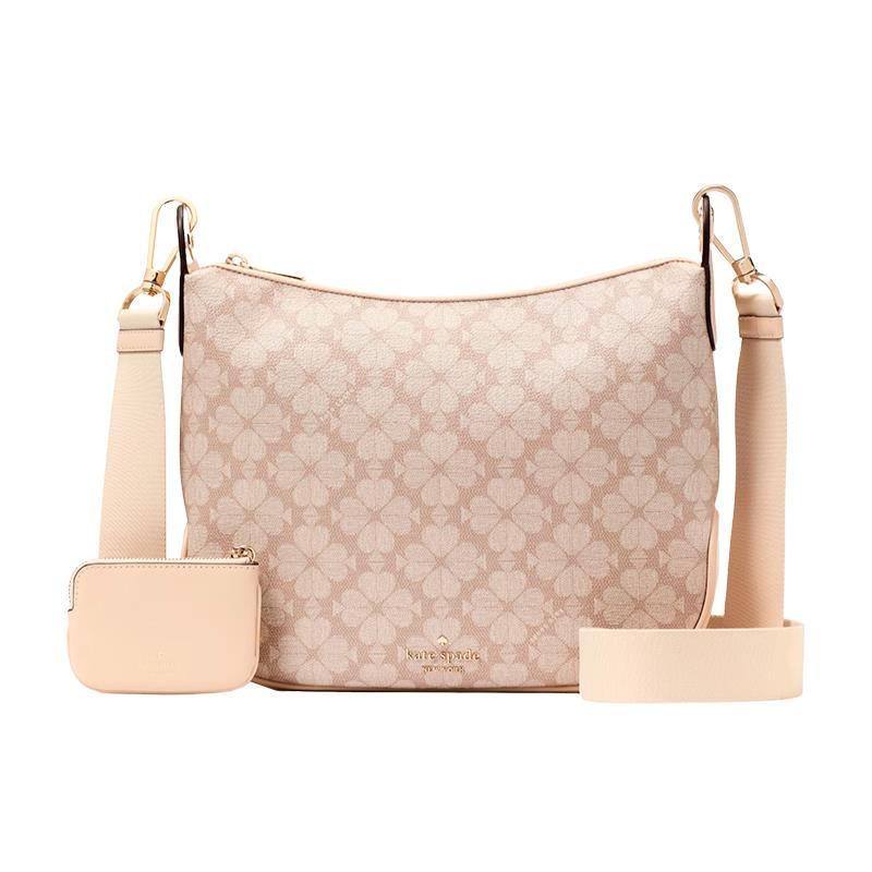 BOLSA DE OMBRO KATE SPADE FEMININA SPADE FLOWER LARGE CROSSBODY ROSE SMOKE KK148