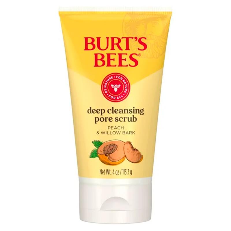 CREME ESFOLIANTE FACIAL BURTS BEES PEACH E WILLOW BARK 110G