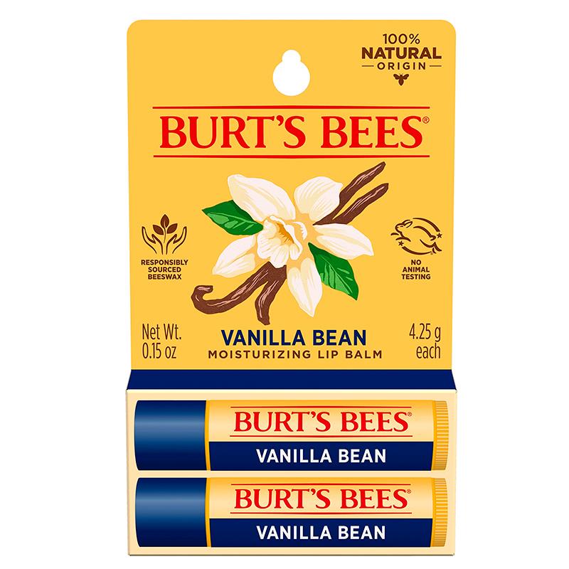 HIDRATANTE LABIAL BURTS BEES VANILLA BEAN PACK 2 X 4.25G
