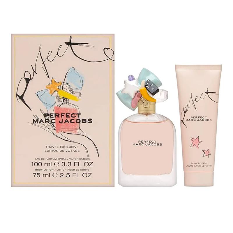 PACK PERFUME MARC JACOBS PERFECT EDP 100ML BODY LOTION 75ML