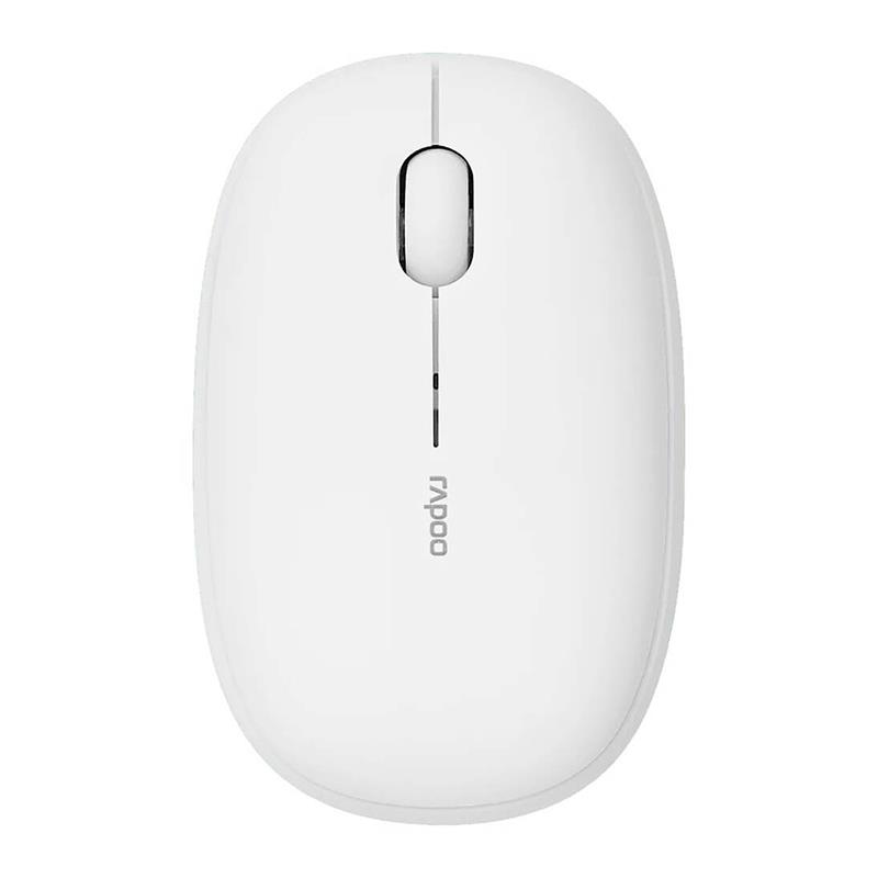 MOUSE S/FIO RAPOO M650 SILENT MULTI MODE WHITE