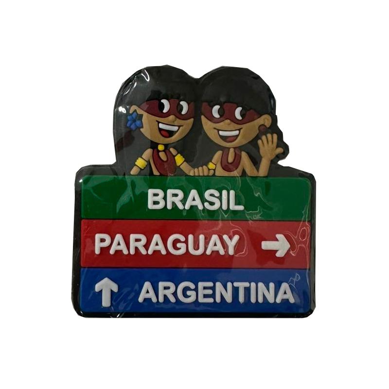 IMA X - NAIPI E TAROBA PLACA BRASIL/PARAGUAY/ARGENTINA