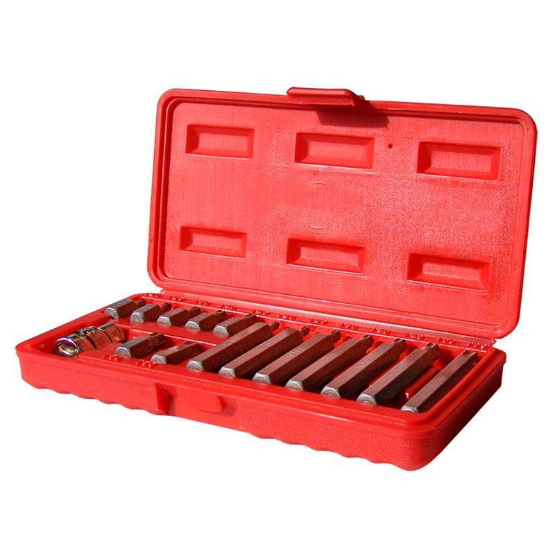 JOGO 15 PONTAS CROSSMASTER TORX T20 A T55 C/MALA 994 13 86