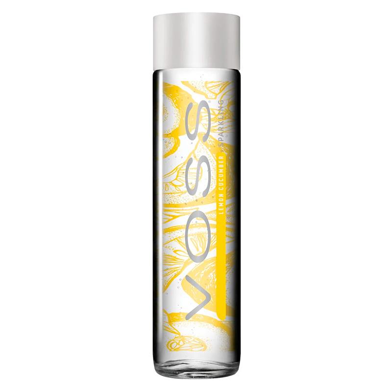 AGUA COM GAS VOSS MINERAL LEMON CUCUMBER 375ML