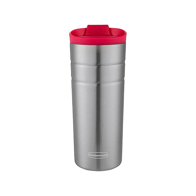 COPO TERMICO RUBBERMAID 473ML PRATA PINK RUBBERMAID