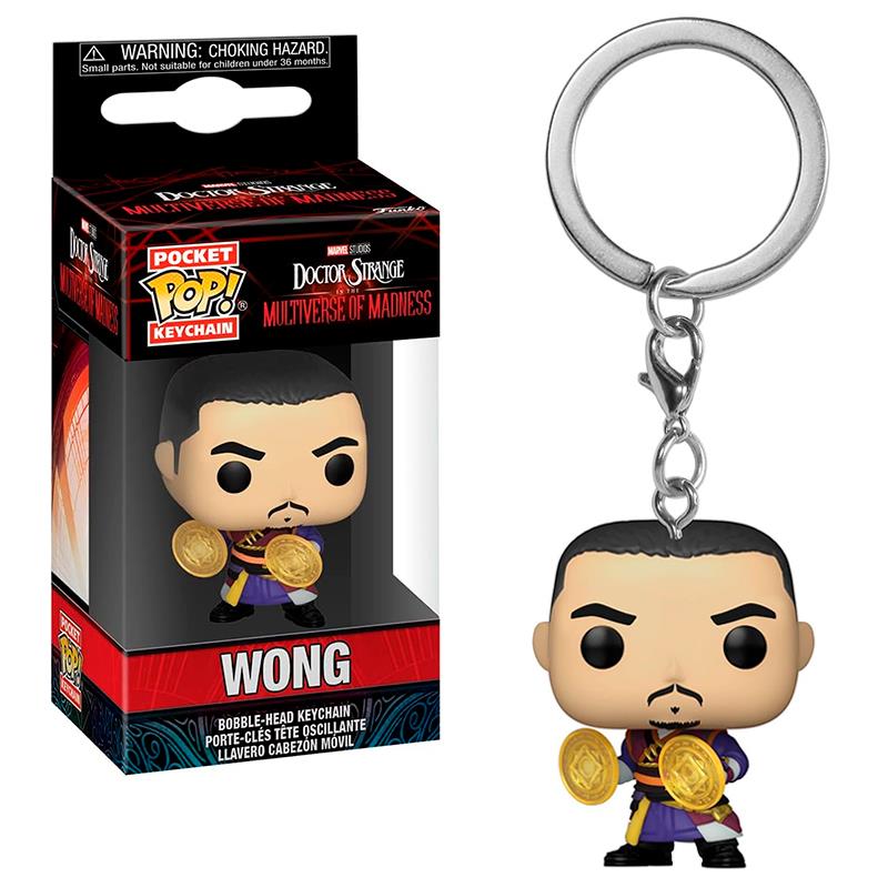 CHAVEIRO BONECO FUNKO POP POCKET MARVEL DOCTOR STRANGE WONG 60912