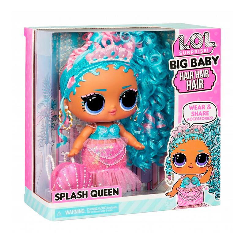 BONECA L.O.L. SURPRISE BIG BABY SPLASH QUEEN 579724