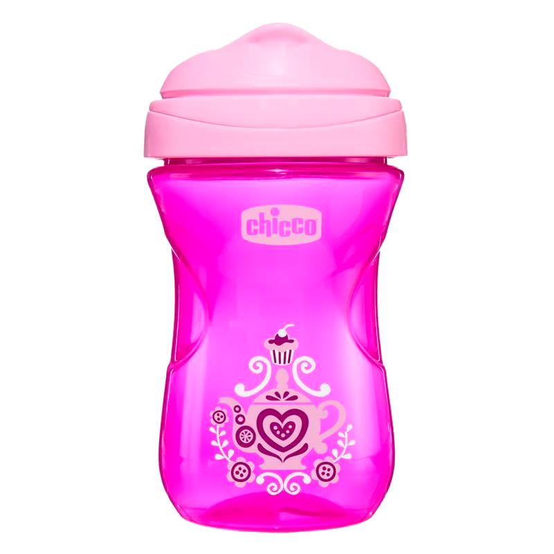 COPO PARA BEBE CHICCO EASY CUP 12 MESES ROSA/ROXO 6961100