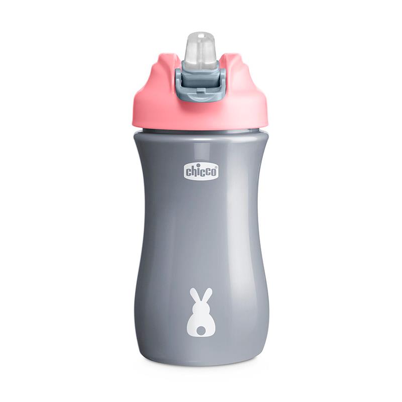 COPO INFANTIL POPUP CHICCO 2 ANOS ROSA/CINZA 6920100
