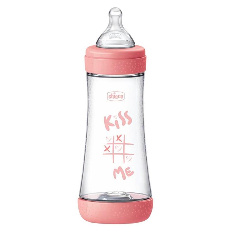 MAMADEIRA PARA BEBE CHICCO PERFECT 5 4 MESES 300ML ROSA 20235110